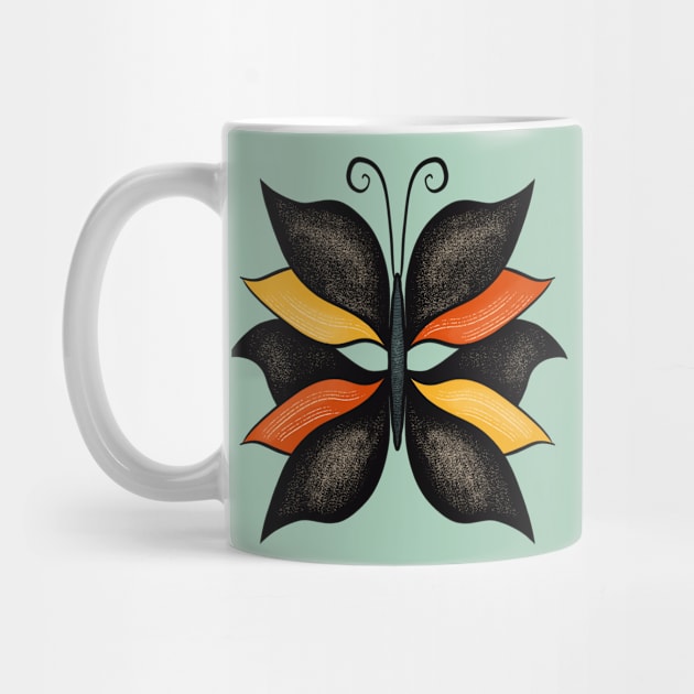 Beautiful Butterfly Weird Abstract Insect by Boriana Giormova